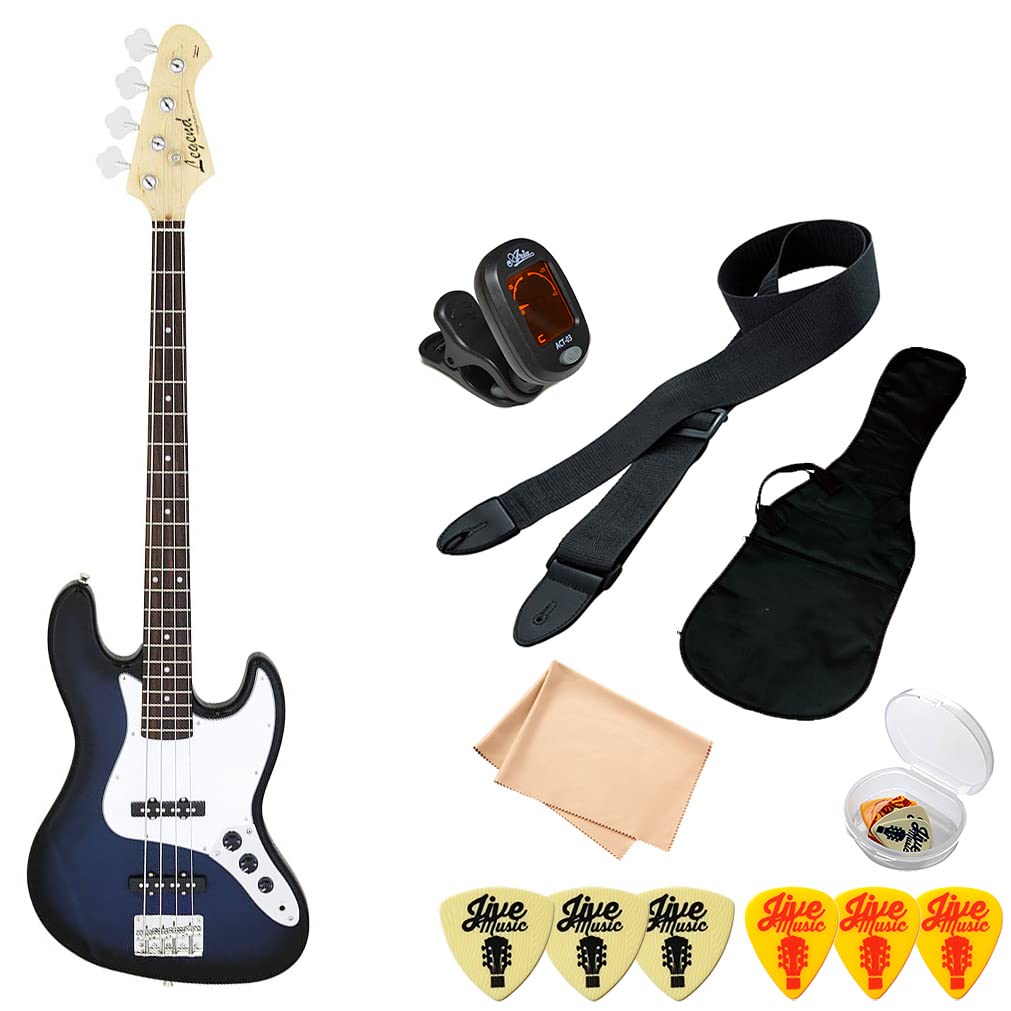 Amazon | ベース 初心者セット 7点 Legend LJB-Z ブルーシェイド